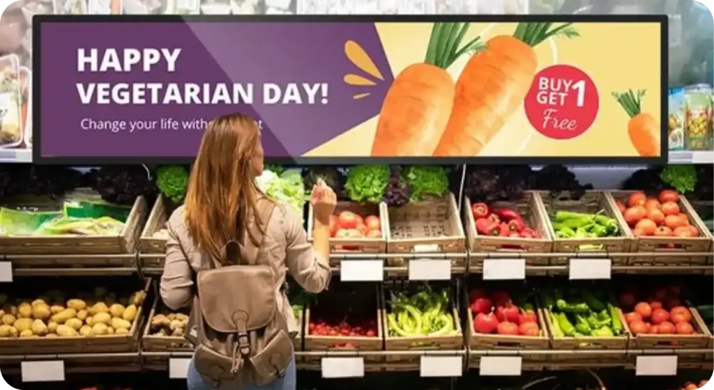 How digital signs in supermarkets are changing how people shop for groceries. 5